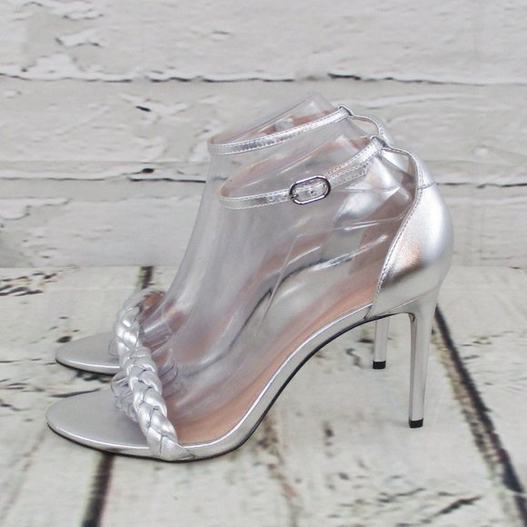 Rachel Zoe Braided Metallic Dress Sandals - Picture 5 of 8